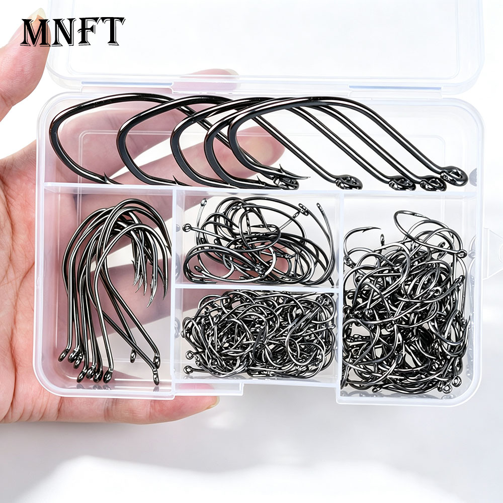 Fishing Hook Circle - Kit de 200 Anzóis de Pesca