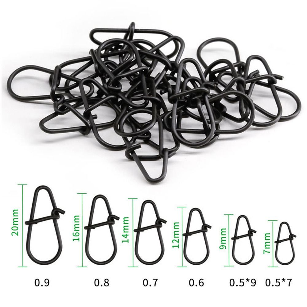 100 pçs/lote preto fosco snap  - Fishing Hook Box avaliação e preço