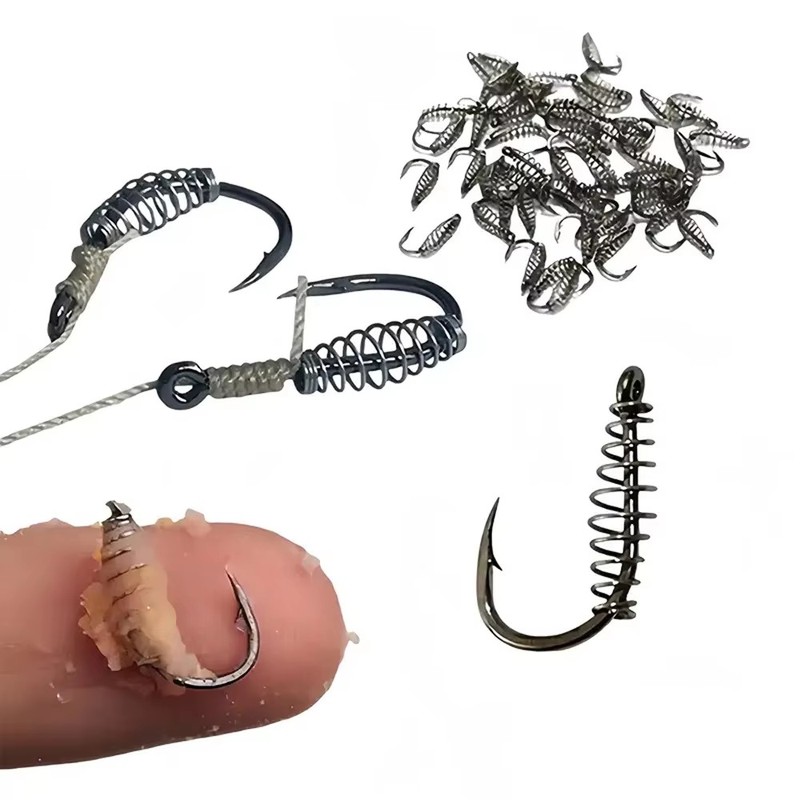 10-60PCS Anzóis de Pesca de Aç - Fishing Hook Circle avaliação e preço
