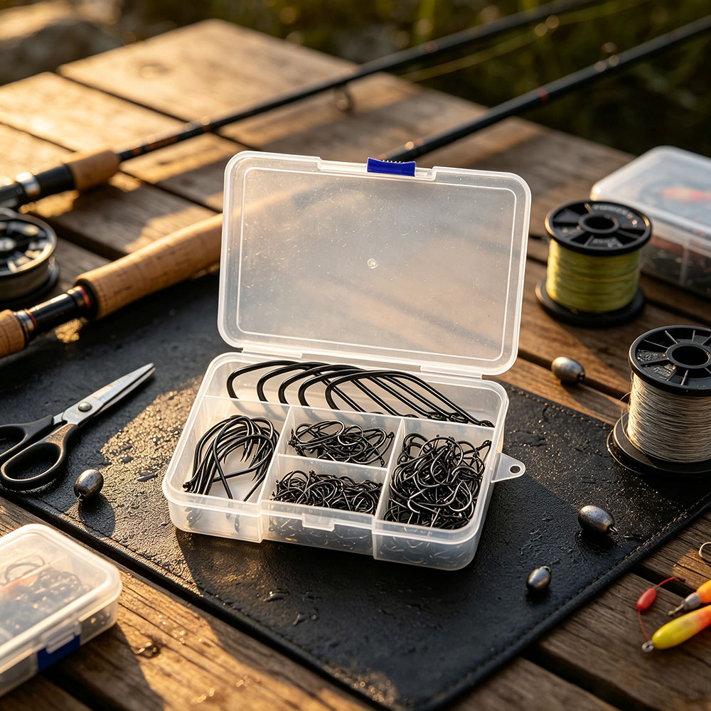 Kit de 200 Anzóis de Pesca com - Fishing Hook Circle avaliação e preço