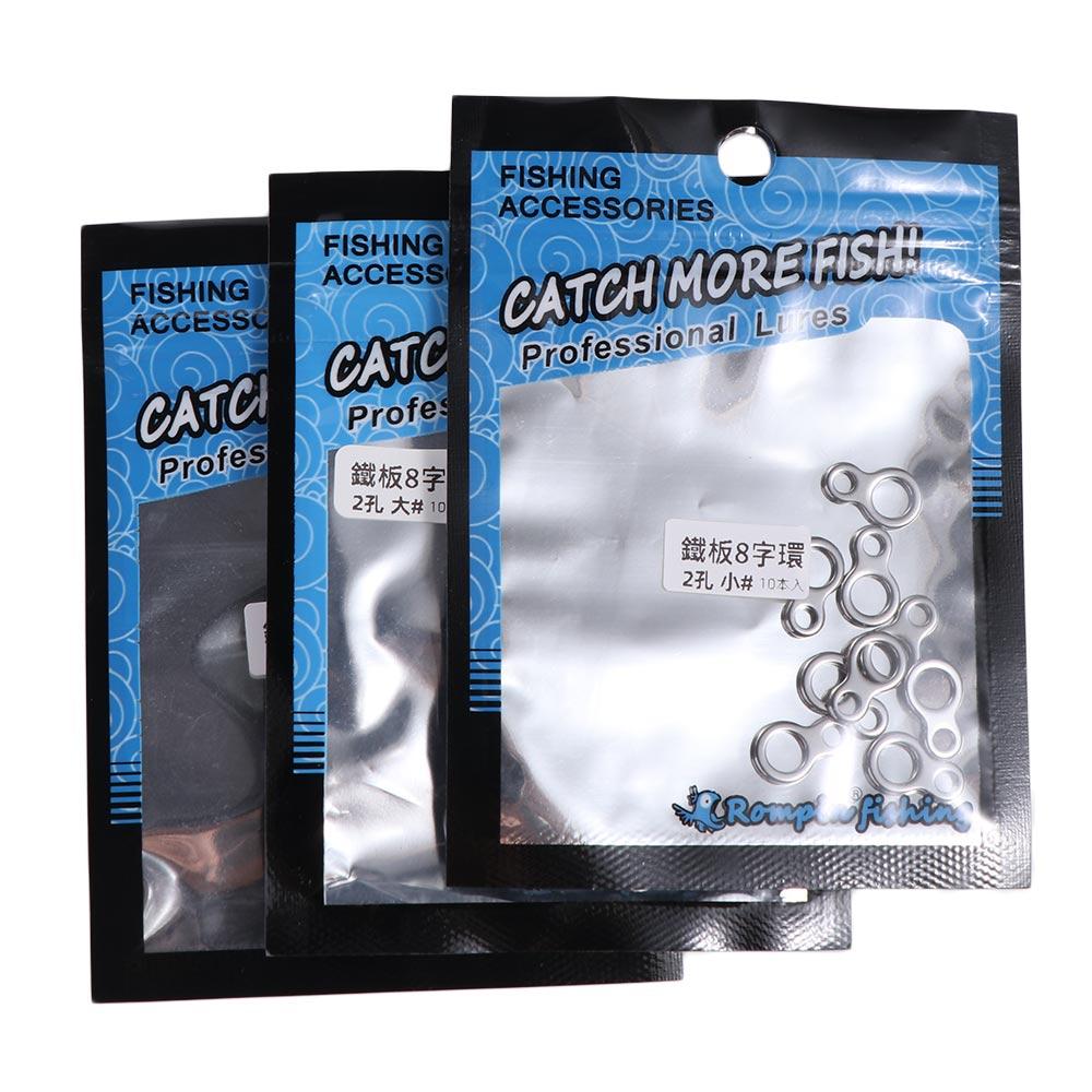 10 Peças Anéis Sólidos de Aço  - Fishing Hook Jig avaliação e preço
