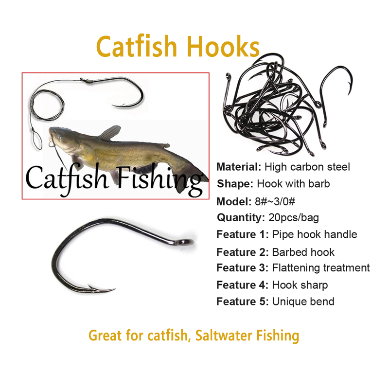 Wifreo 20 pçs v forma peixe-ga - Fishing Hook Barbless avaliação e preço