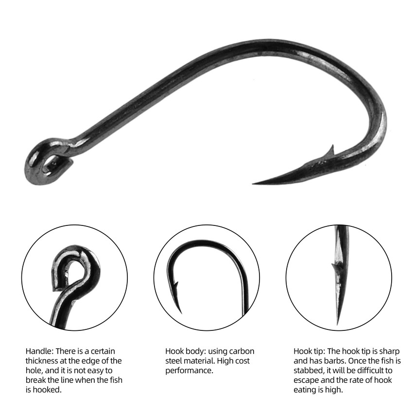 Conjunto de ganchos de pesca d - Fishing Hook Circle avaliação e preço